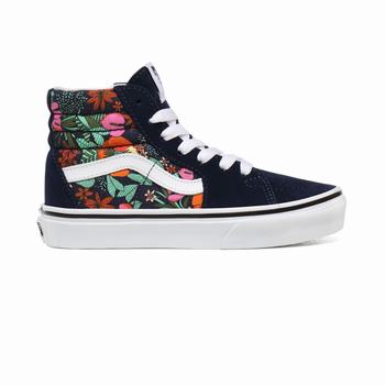 Vans Multi Tropic Sk8-Hi - Lasten Korkeavartiset tennarit - Monivärinen Sininen/Valkoinen